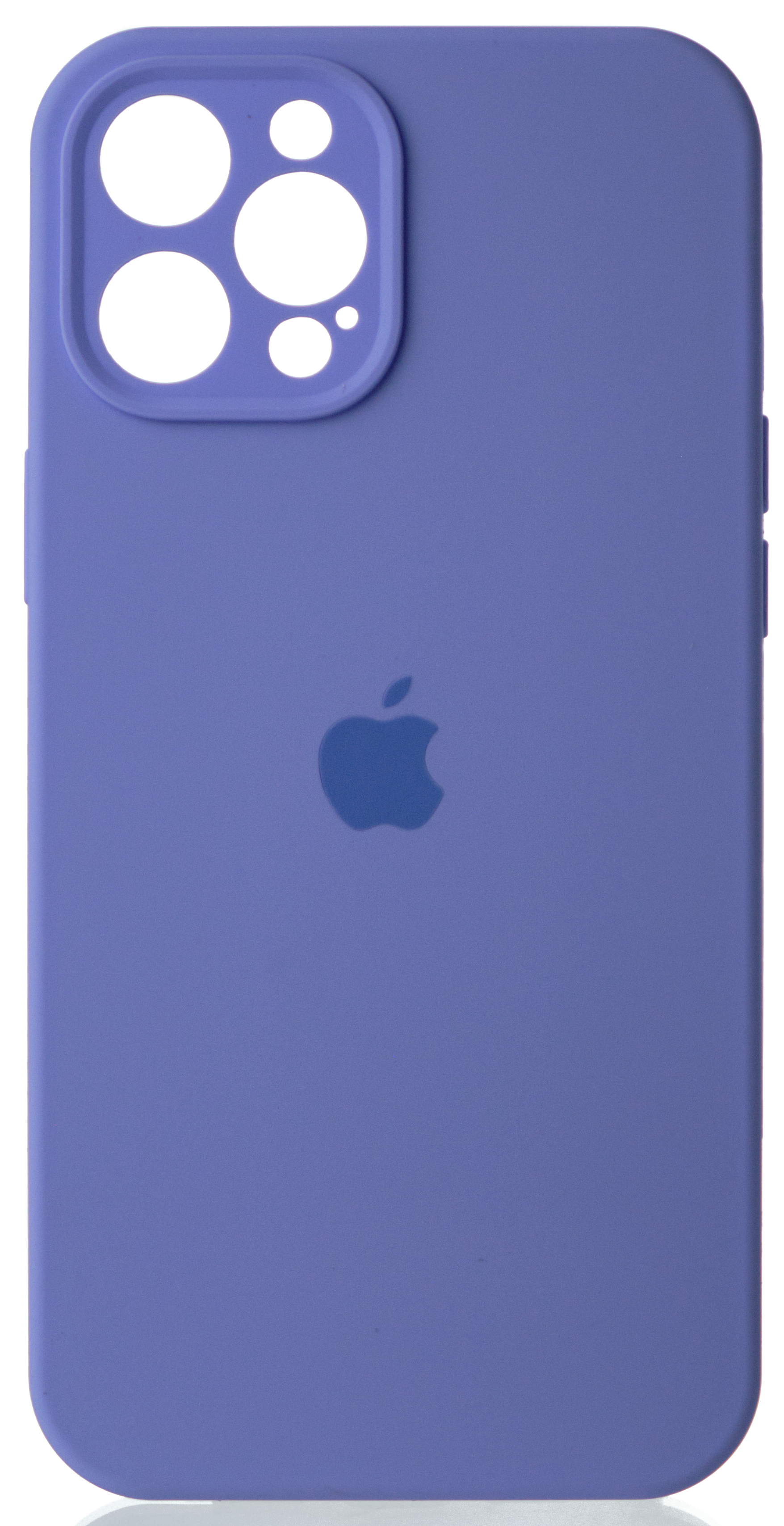 Чехол Silicone Case полная защита для iPhone 12 Pro Max лиловый в Тюмени